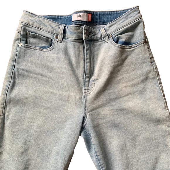 Cabi Higher Straight Light Wash Denim Jeans size 10 Women - Picture 6 of 7